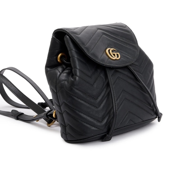 Gucci Handbags - Gucci Matelasse GG Marmont Flap Backpack